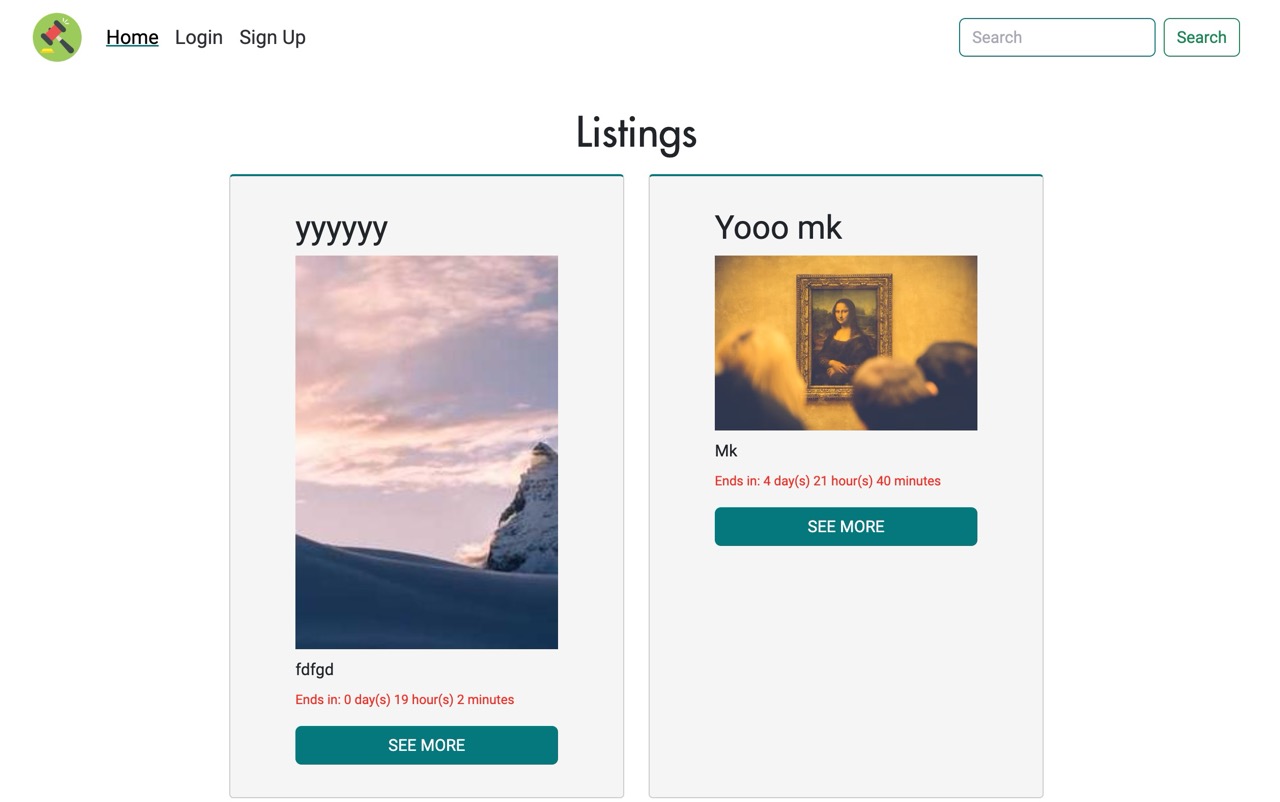 Bid app project