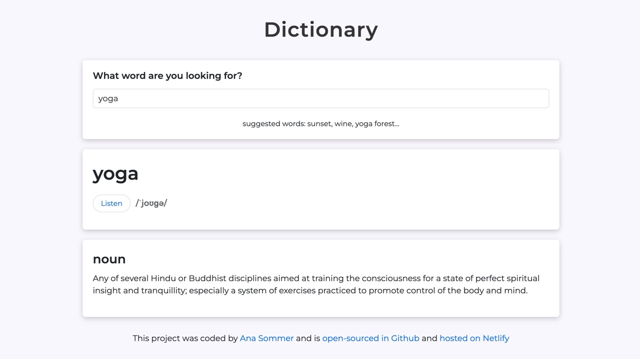 dictionary app