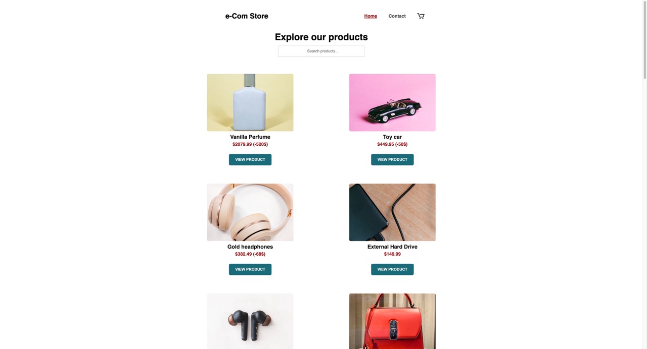 eCom Store Project